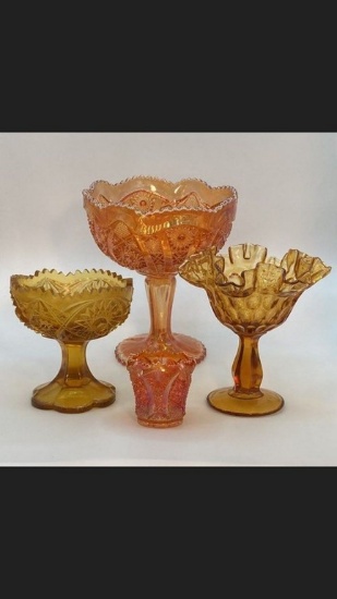 Lot of Marigold Glass