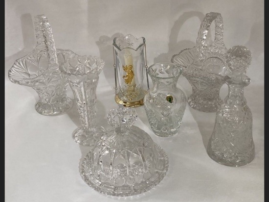 Lot of Clear Glassware
