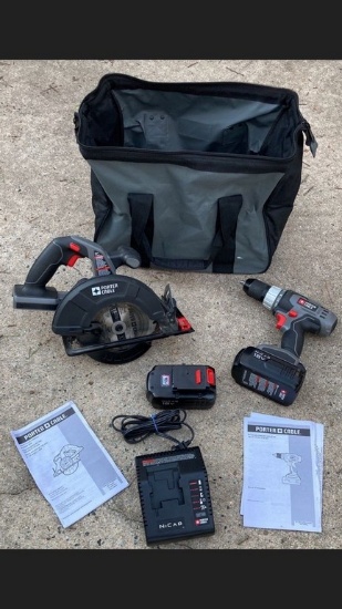 Porter Cable Battery-Operated Tool Kit