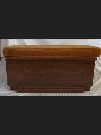 West Branch Cedar Chest with Corduroy Seat Cushion