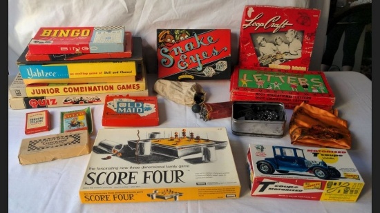 Lot of Vintage Games and Educational Items