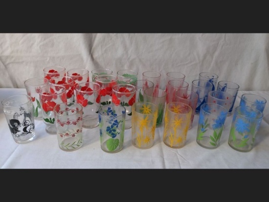 Vintage Juice Glasses