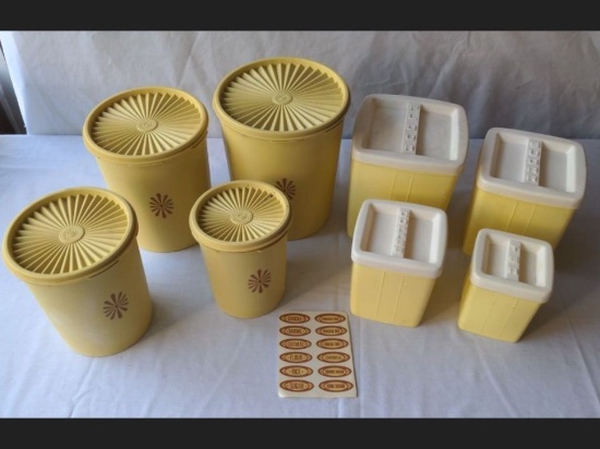 Vintage Tupperware Canisters