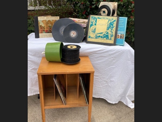 Record & Stand Lot