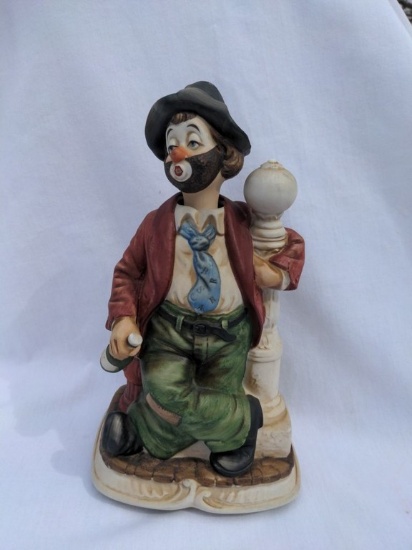 Melody In Motion Music Box Porcelain Clown