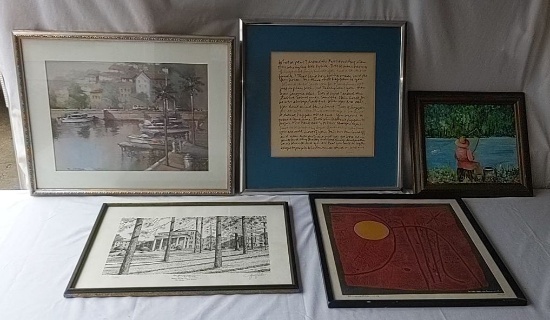 Framed Art Lot