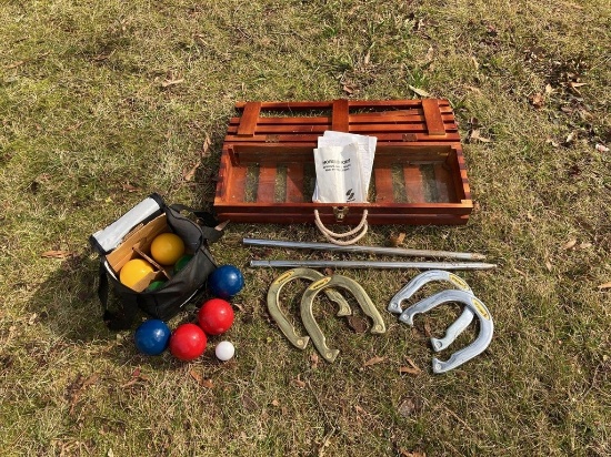 Horseshoes & Bocce Balls