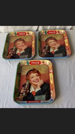 Vintage Coca-Cola Trays