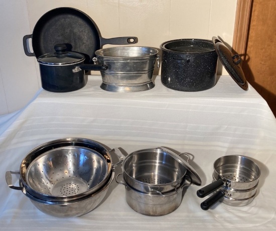 Lot of Pots and Pans