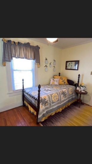 Blue and Yellow Bedroom Set