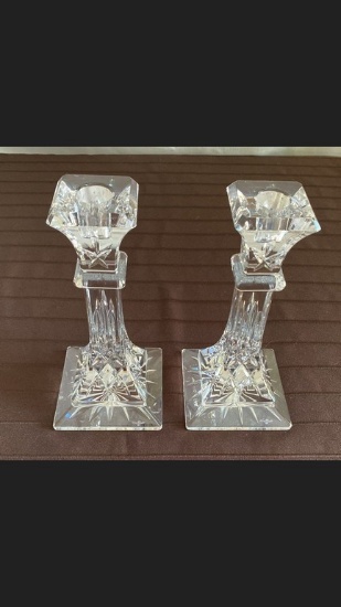 Waterford Crystal Candlesticks Lot