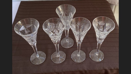 Waterford Crystal Champagne Flute Lot