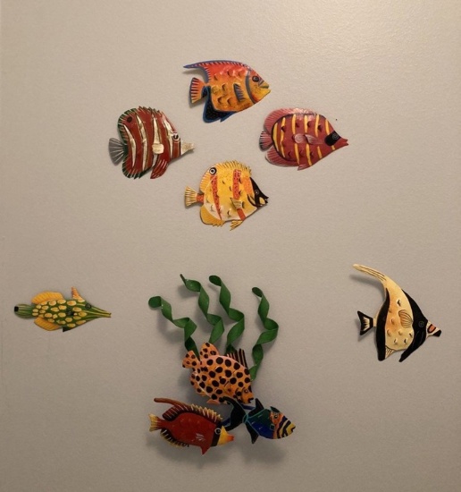 Fish Wall Decor Lot