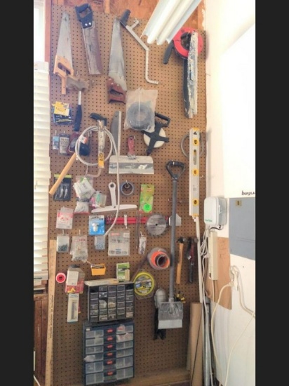 Nuts and Bolts with Hand Tools Lot
