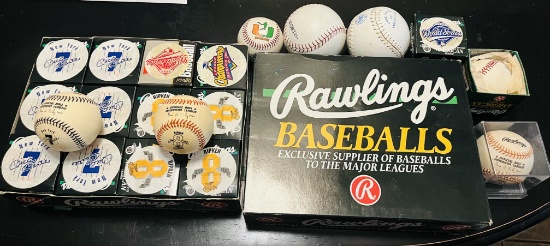 Collection of Commerative Baseballs