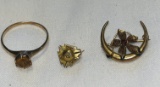 10 Kt. Gold Jewelry Lot