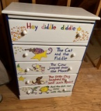 Hand Painted Child's Dresser