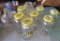 Nine Mt. Olive Jars and One Vinegar Bottle
