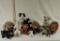Tote of Stuffed Animal Hand Puppets