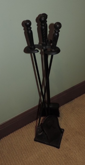 Cast Iron Fireplace Tool Set