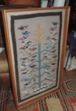 Vintage Navejo Hand-Woven Navajo Rug from Page, Arizona 1988
