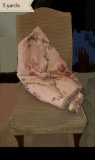 High Back Side Chair and 5 Yards of Upholstery