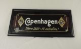 Copenhagen Advertising Mirror in Wood Frame