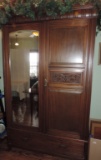 Antique Victorian Wardrobe