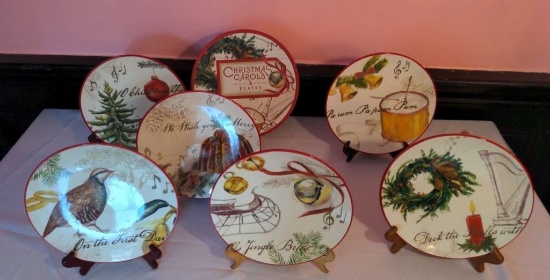 Williams-Sonoma Christmas Holiday Plates