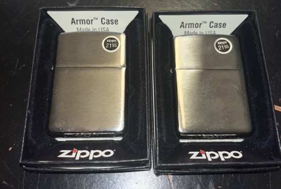 (2) Original Zippo Lighters