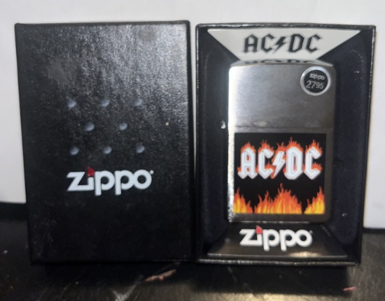 Vintage AC/DC Zippo Lighter