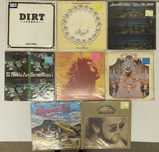 Lot of Rock and Pop LP's