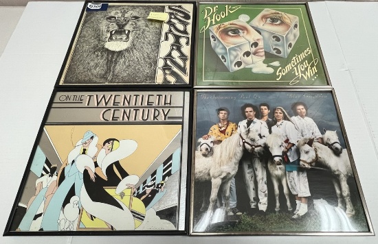 Lot of FRAMED LP's