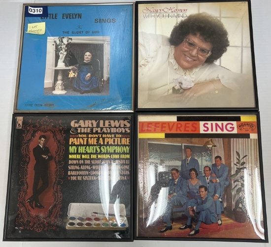 Lot of FRAMED LP's