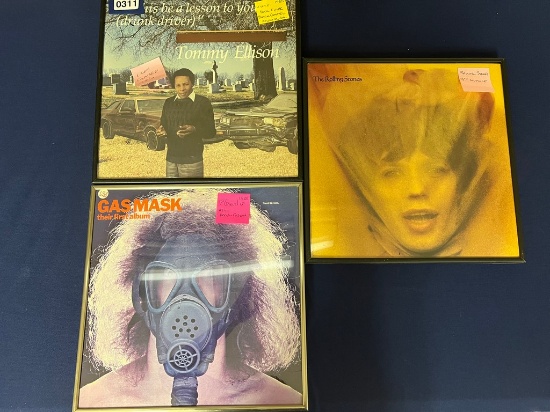 Lot of FRAMED LP's