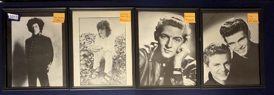 Framed Pictures of Rock and Soul Artists