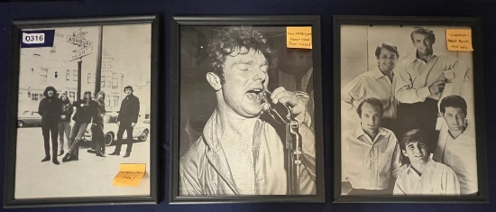 Framed Pictures of Rock and Soul Artists