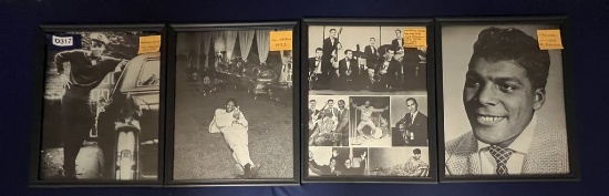 Framed Pictures of Rock and Soul Artists
