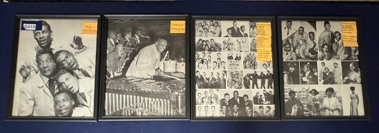 Framed Pictures of Rock and Soul Artists
