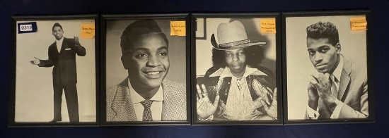 Framed Pictures of Rock and Soul Artists