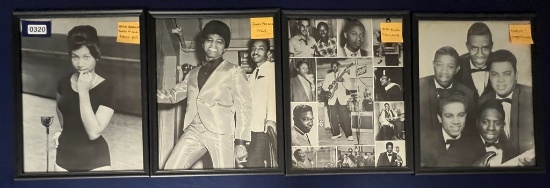 Framed Pictures of Rock and Soul Artists