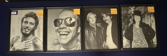 Framed Pictures of Rock and Soul Artists