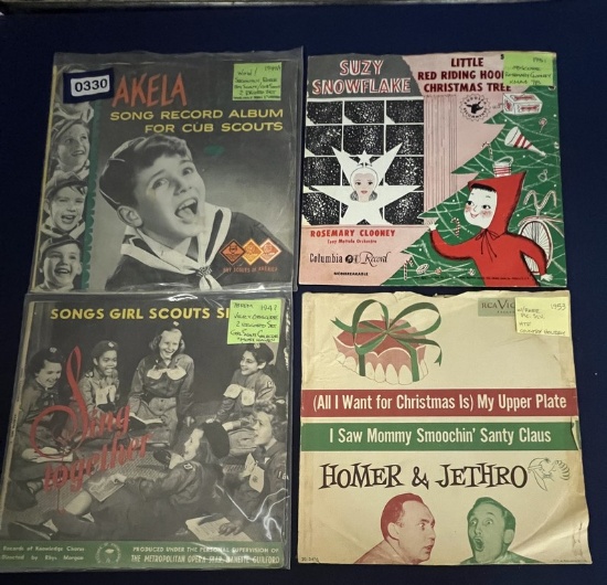 Lot of Children's LP's & 78's