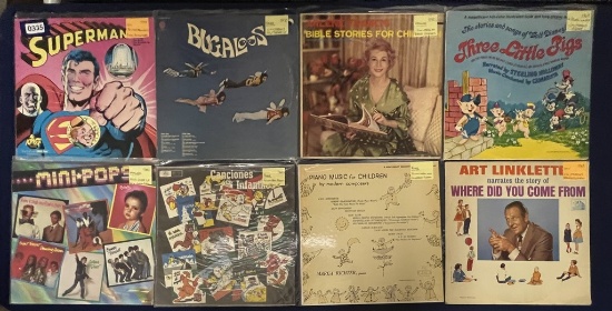 Lot of Children's LP's & 78's