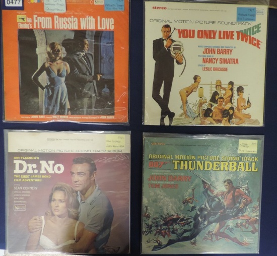 Lot of 007 MOVIE SOUNDTRACKS