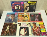 Lot of Eight ELVIS LP's