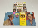 Lot of Three ELVIS LP's