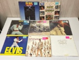 Lot of Eight ELVIS LP's