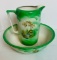 Victorian Decorated Wash Bowl and Pitcher
