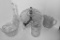 Lot of Pressed Glass Serving Pieces